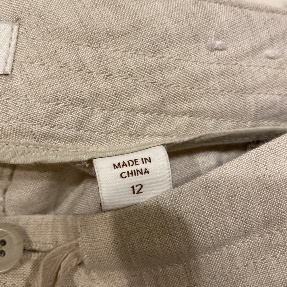 Coldwater Creek Cream Straight Leg Pants - Picture 4 of 9